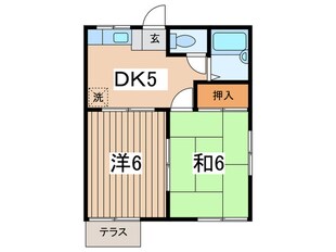 ハイツ西町の物件間取画像